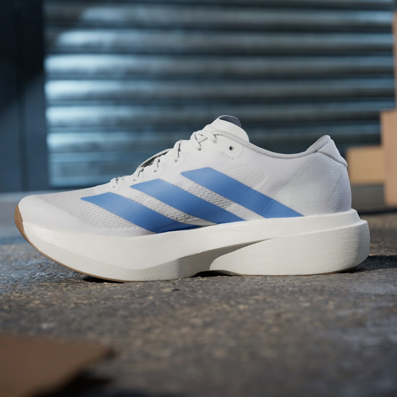 adidas Adizero Evo SL Women's Running Shoe - Cloud White/Blue Fusion/Off White