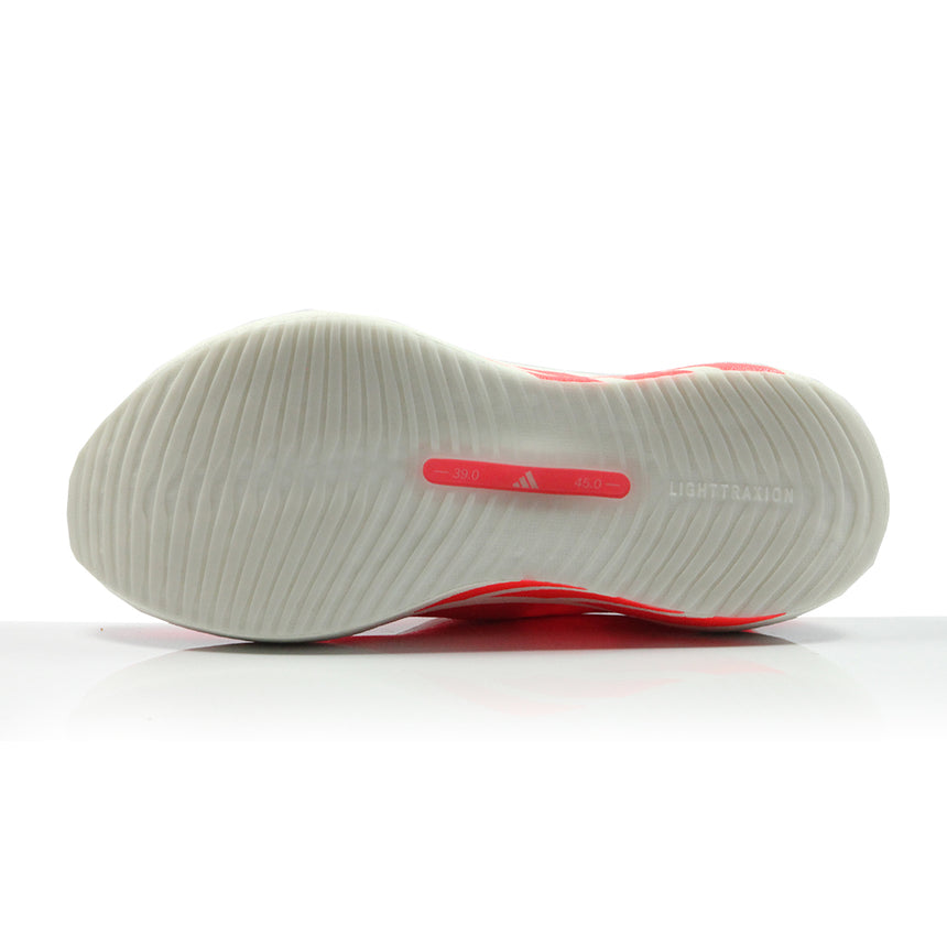 adidas Hyperboost Edge Women's Running Shoe - Hyper White/Solar Turbo/Solar Turbo