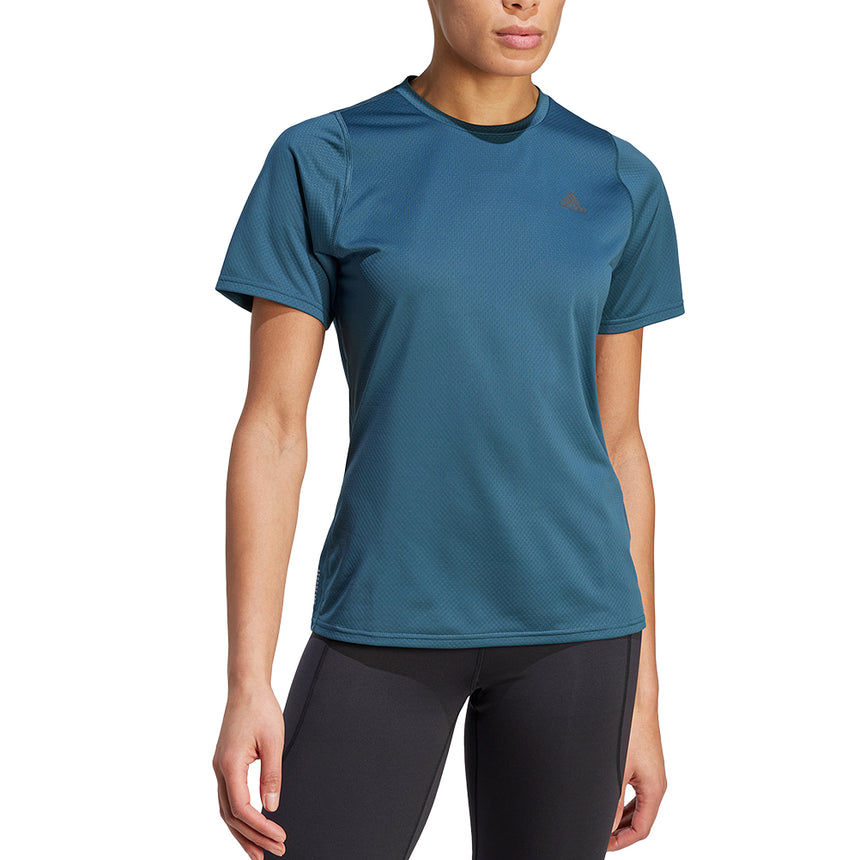adidas Own The Run Excite Short Sleeve Women's Running Tee - Arctic Night