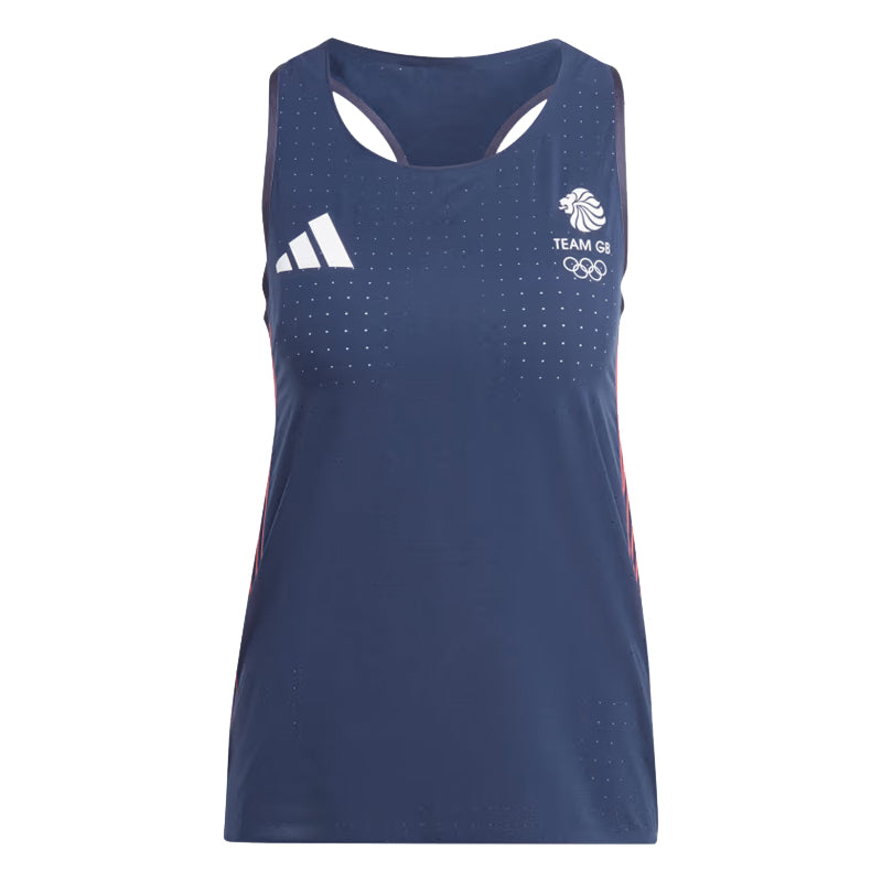 adidas Adizero Team GB Women's Running Tank - Legend Ink