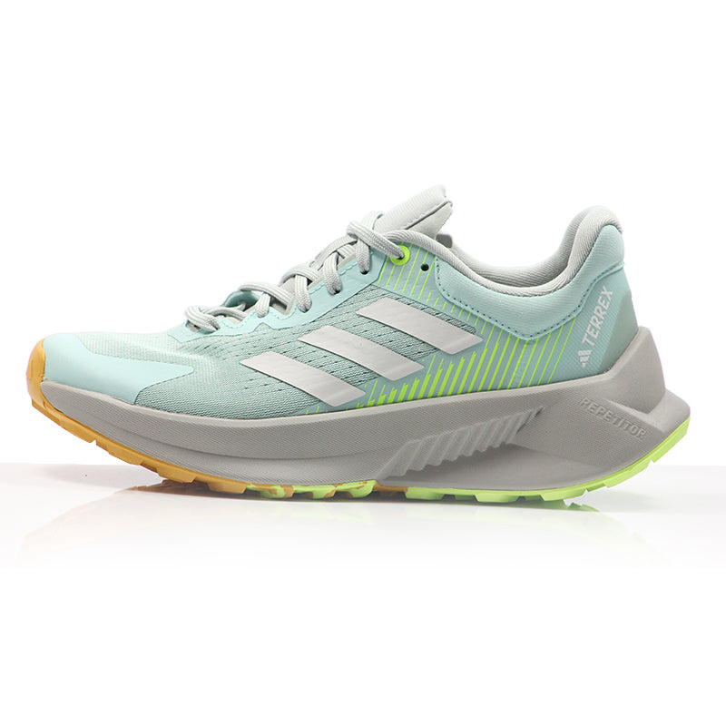 adidas Terrex Soulstride Flow Women's Trail Shoe - Semi Flash Aqua/Crystal White