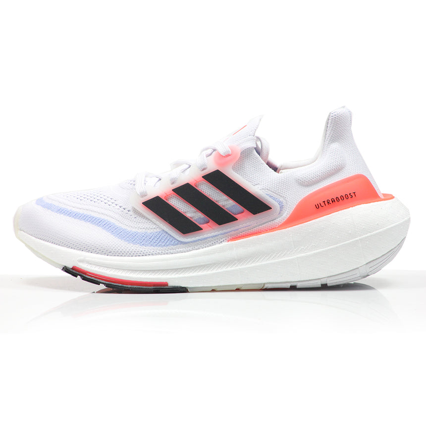Adidas UltraBoost Light Men's Running Shoe - Cloud White/Core Black/Solar Red