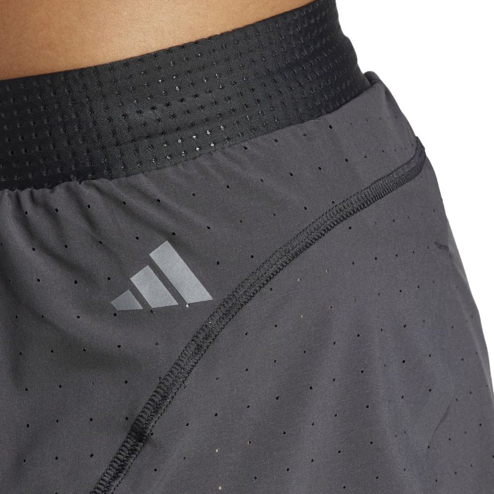 adidas Adizero Women's Split Running Short - Black