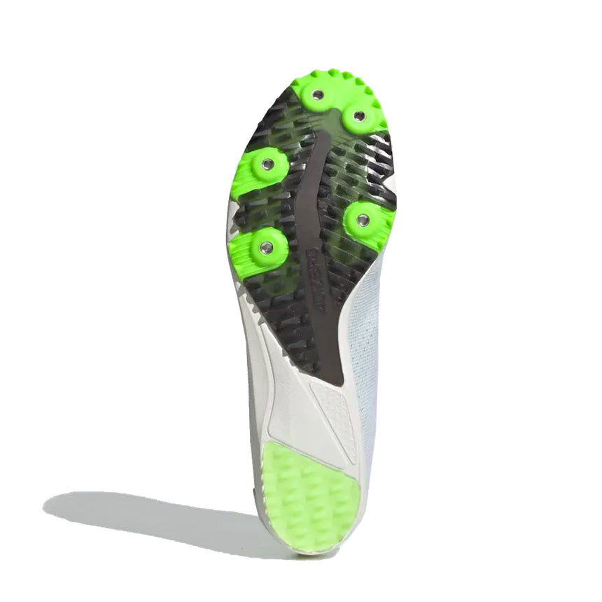 adidas adizero XCS Cross Country Spike - Cloud White/Night Metallic/Solar Green