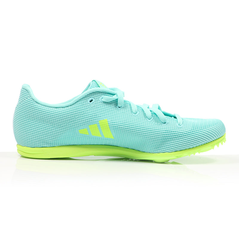 adidas Allroundstar Junior Running Spike - Flash Aqua/White/Lucid Lemon