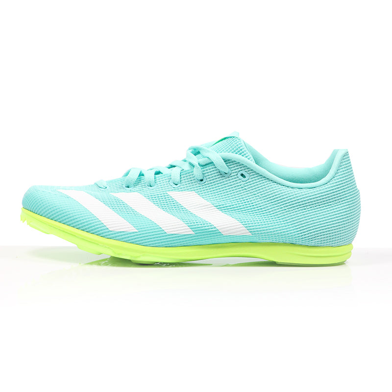 adidas Allroundstar Junior Running Spike - Flash Aqua/White/Lucid Lemon