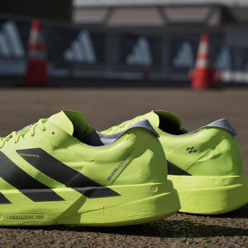 adidas Adizero Adios Pro 4 Women's Running Shoe - Lucid Lemon/Core Black/Halo Silver