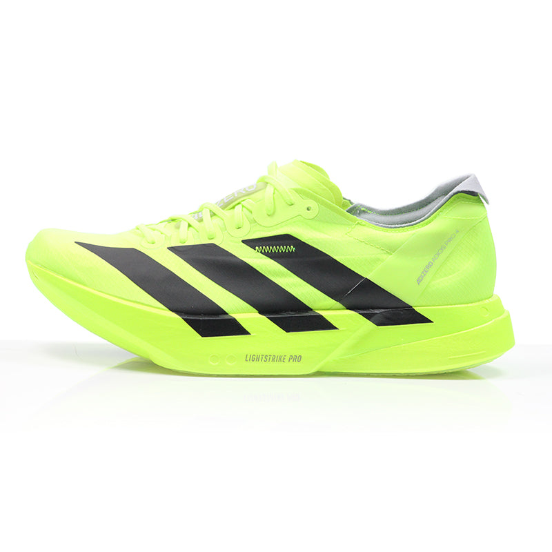 adidas Adizero Adios Pro 4 Men's Running Shoe - Lucid Lemon/Core Black/Halo Silver