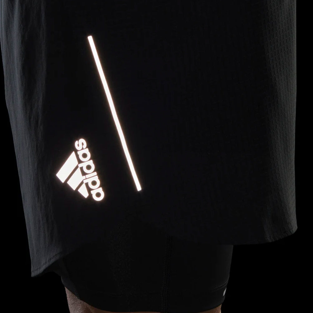 Adidas Designed 4 Running 2in1 5inch Men's Running Short - Black
