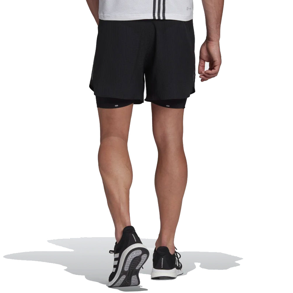 Adidas Designed 4 Running 2in1 5inch Men's Running Short - Black