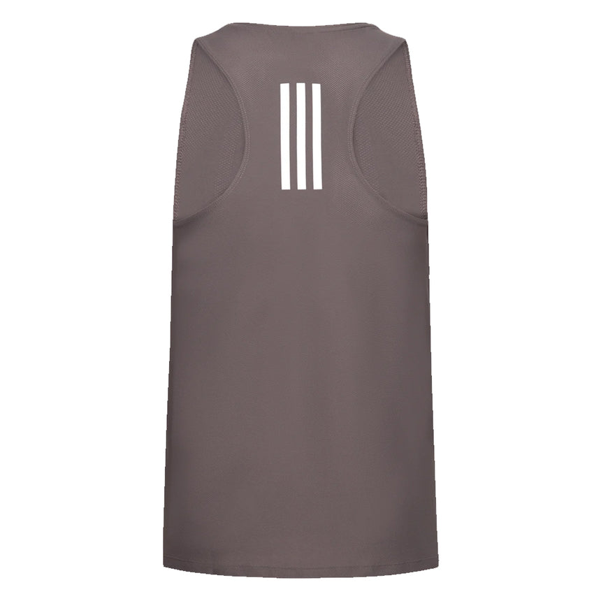 adidas Own the Run Men's Running Tank - Charcoal