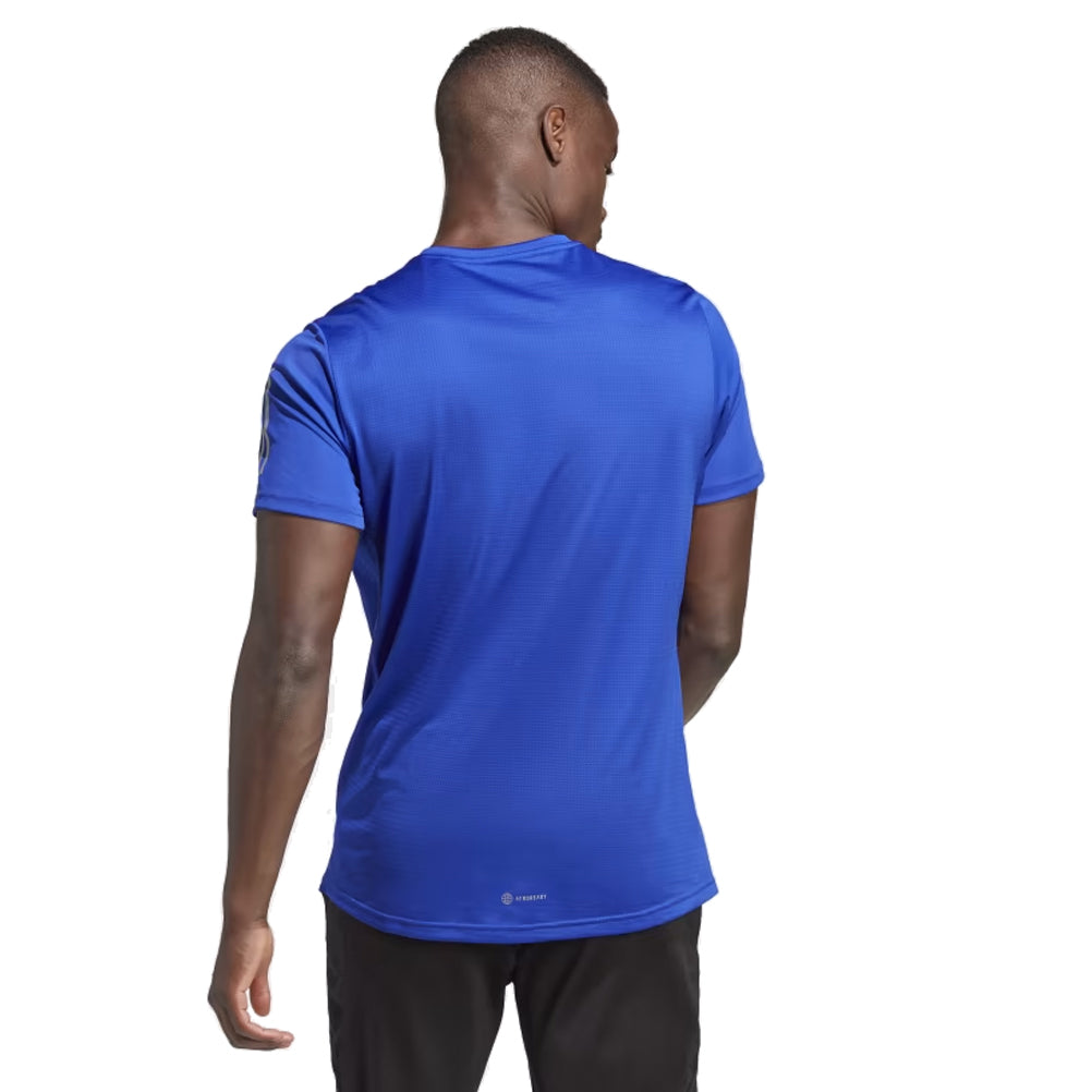 adidas Own The Run Short Sleeve Men's Running Tee - Blue