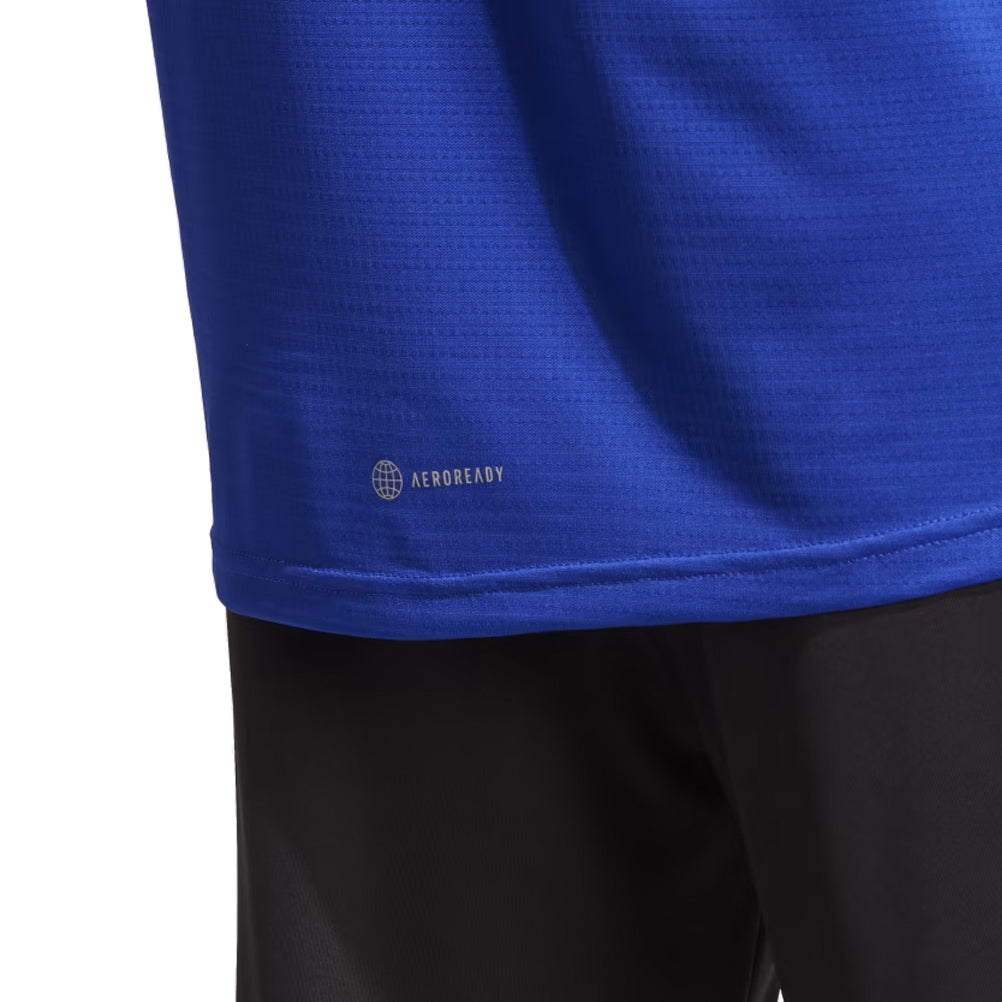 adidas Own The Run Short Sleeve Men's Running Tee - Blue