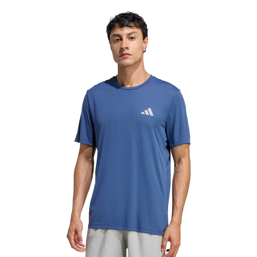 adidas Essential Short Sleeve Running Tee - Blue
