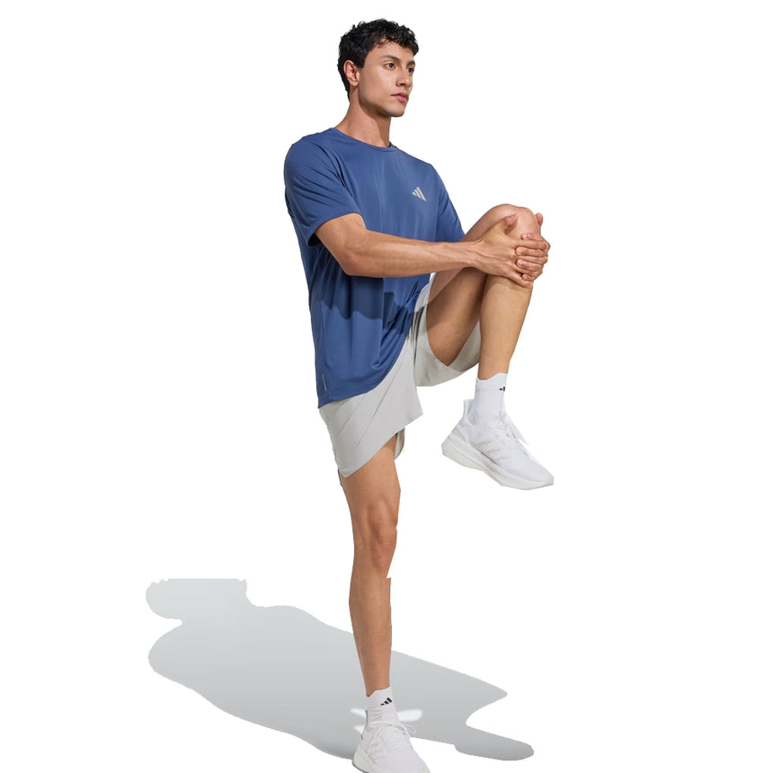 adidas Essential Short Sleeve Running Tee - Blue