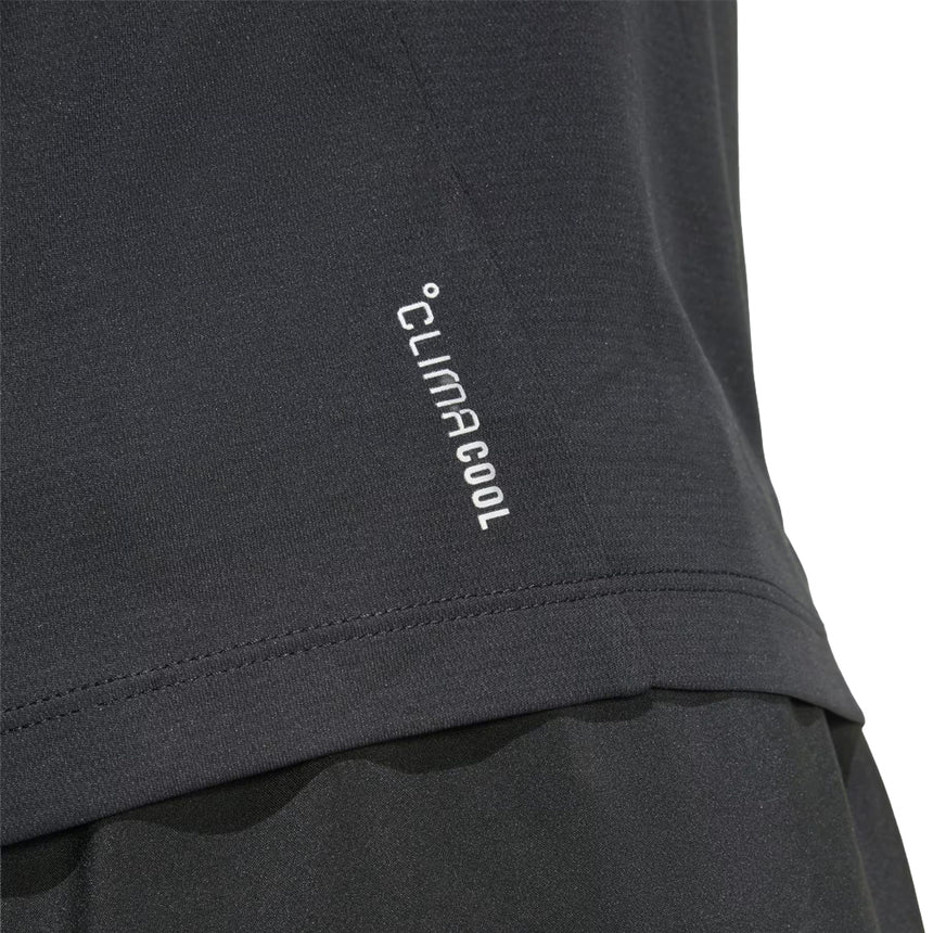 adidas Essential Short Sleeve Running Tee - Black