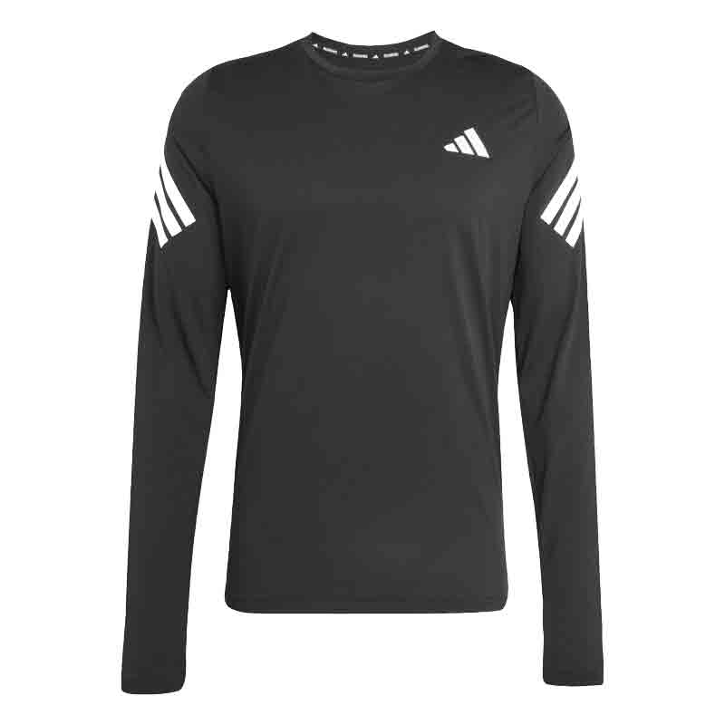 Adidas Adi365 3S Men's Long Sleeve Running Tee - Black