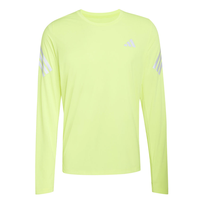 Adidas Adi365 3S Long Sleeve Men's Running Tee - Solar Yellow