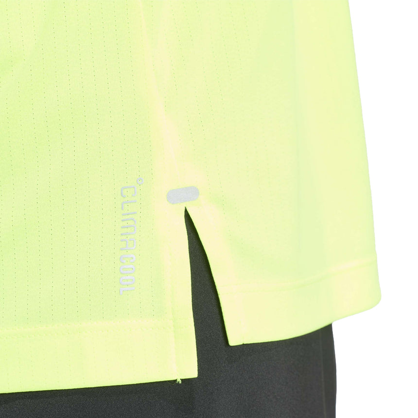 Adidas Adi365 3S Long Sleeve Men's Running Tee - Solar Yellow