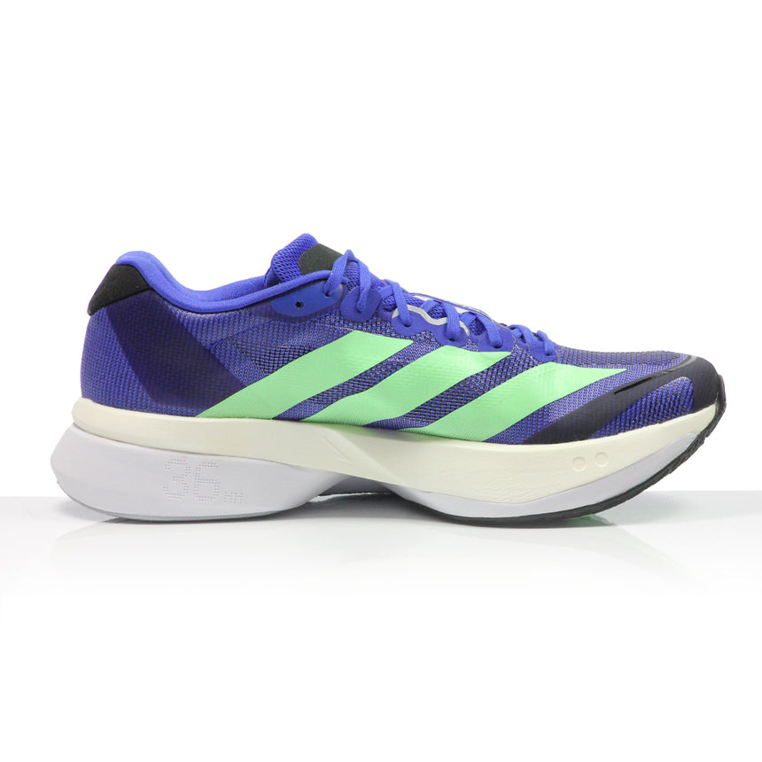 adidas Adizero Boston 13 Men's Running Shoe - Lucid Blue/Lime Burst/Core Black