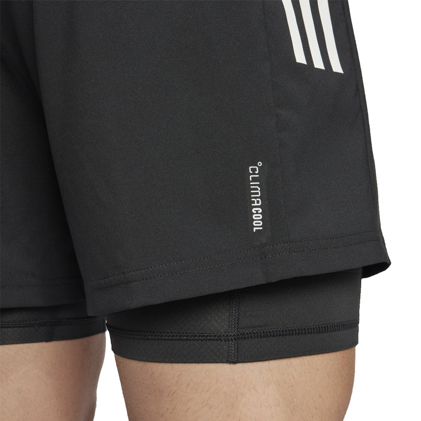 Adidas Own The Run 2in1 Men's Running Short - Black