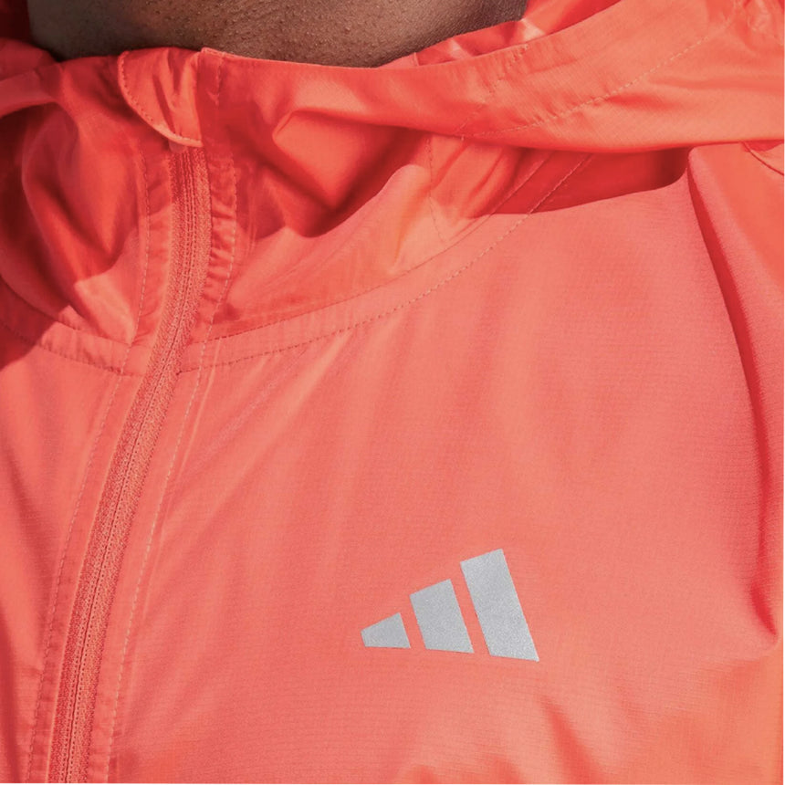 Adidas Own The Run Men's Running Jacket - Bright Red