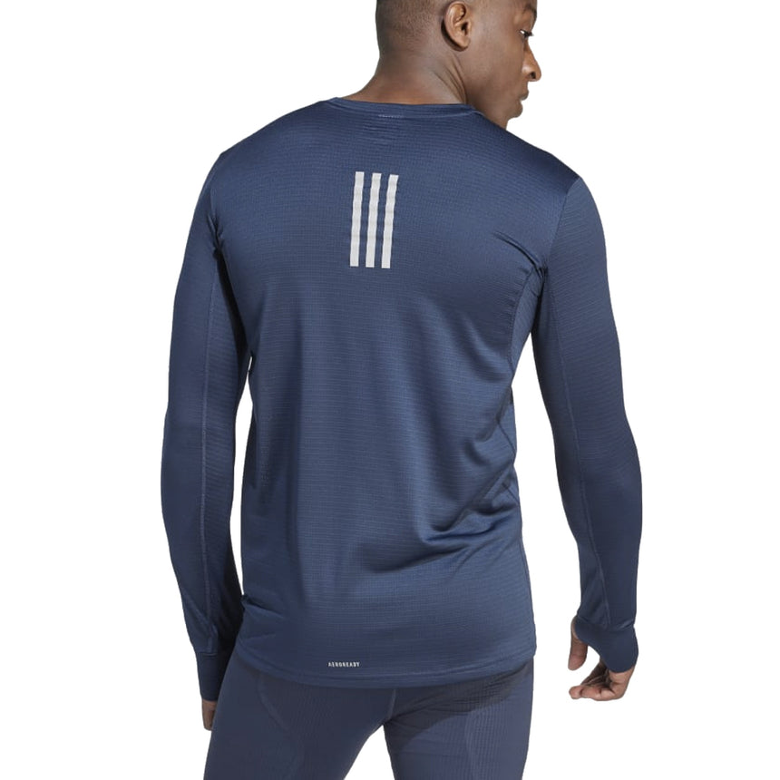 adidas Own The Run Long Sleeve Men's Running Tee - Legend Ink