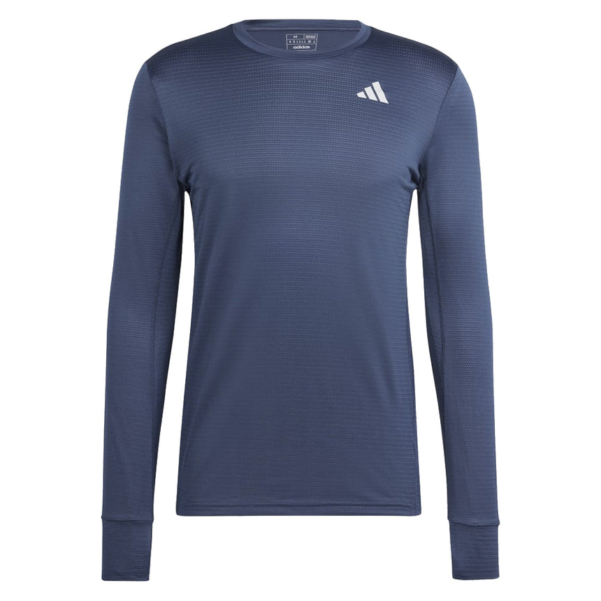 adidas Own The Run Long Sleeve Men's Running Tee - Legend Ink