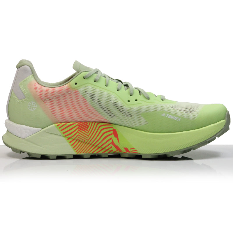 adidas Terrex Agravic Ultra Men's Trail Shoe - Almost Lime/Turbo/Cloud White