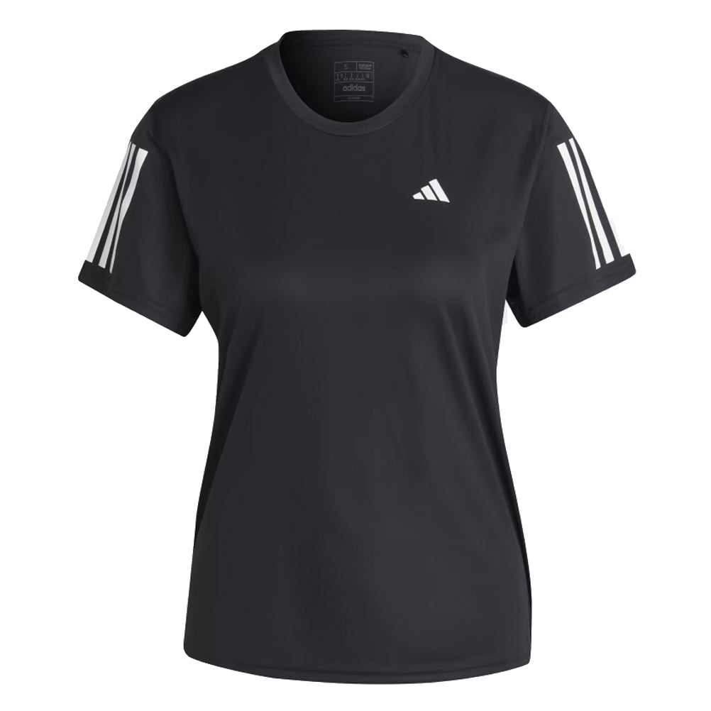 adidas Own The Run Short Sleeve Women's Running Tee - Black