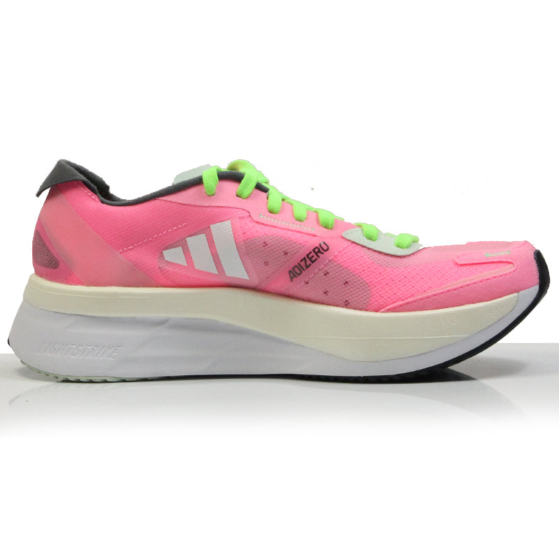 adidas Adizero Boston 11 Women's Running Shoe - Beam Pink/Cloud White/Beam Green