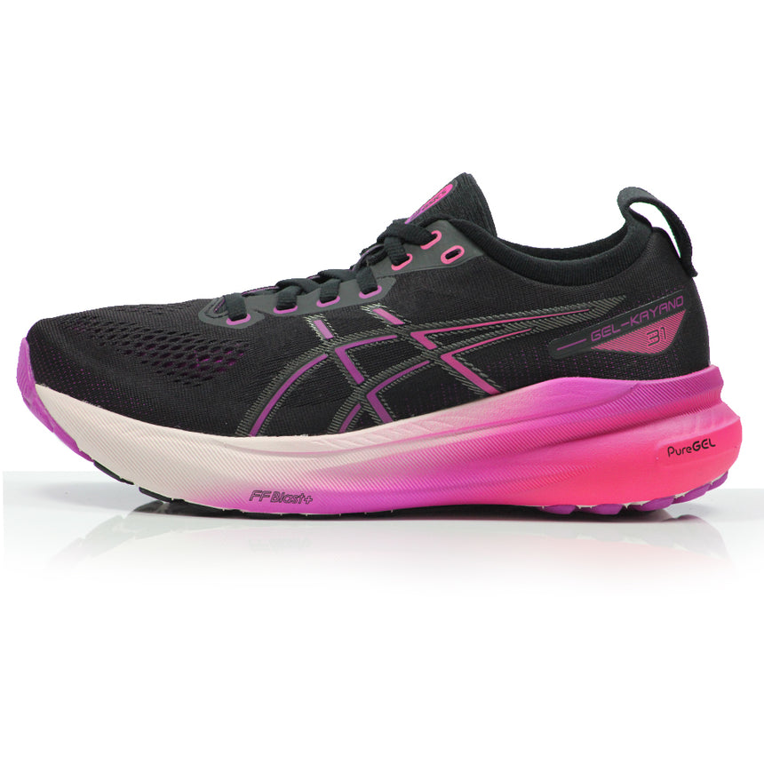 Asics Gel Kayano 31 Women's Running Shoe - Black/Bold Magenta