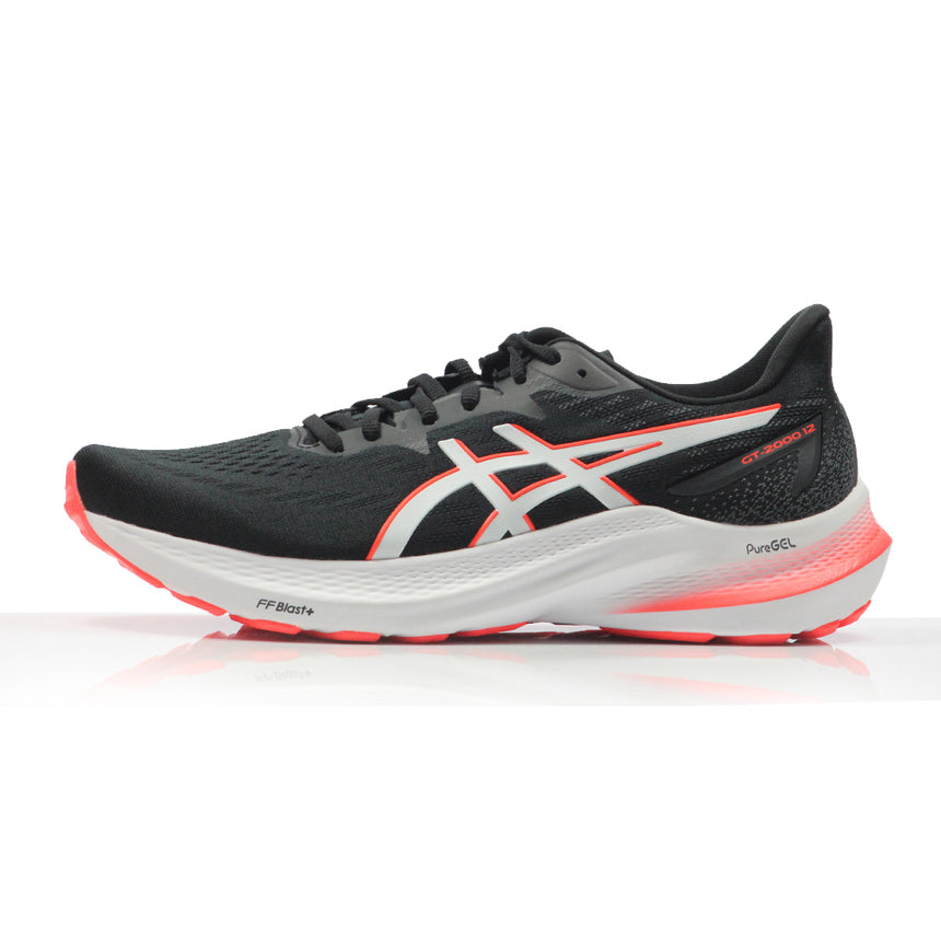 Asics GT-2000 v12 Men's Running Shoe - Black/Sunrise Red