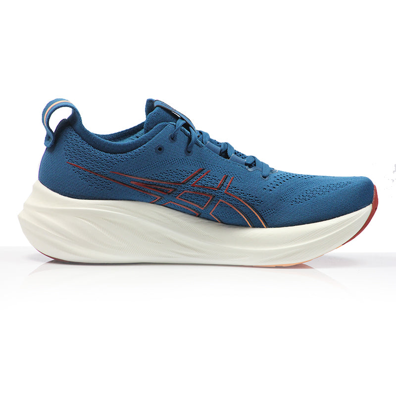 Asics Gel Nimbus 26 Men's Running Shoe - Rich Navy/Faded Orange