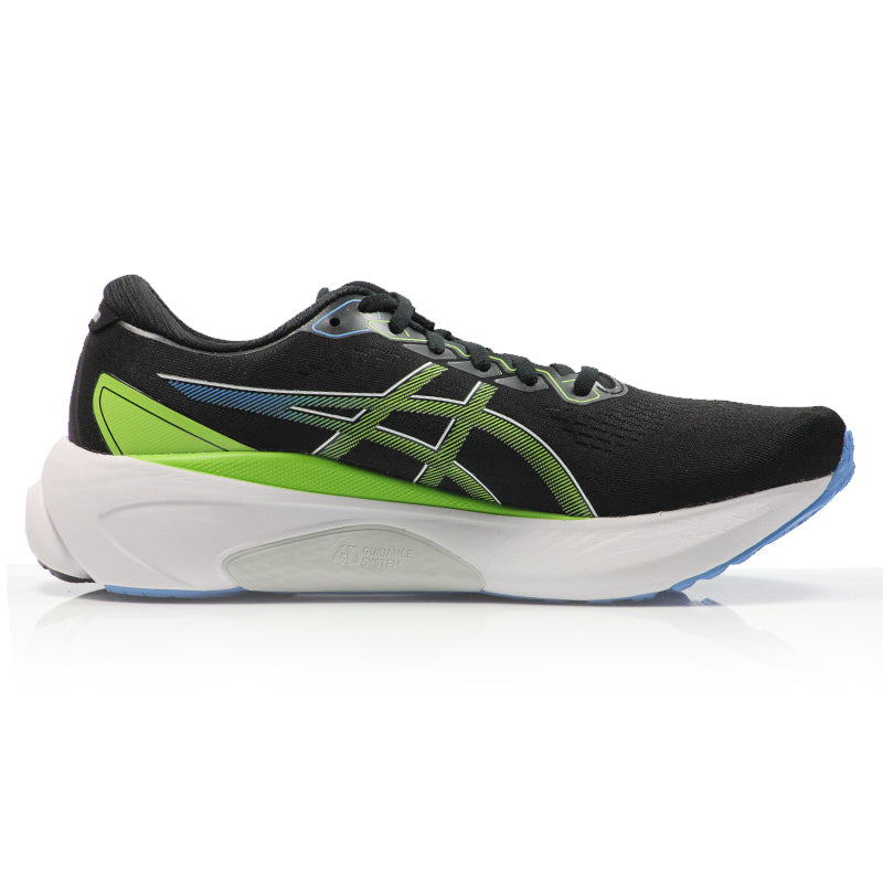 Asics Gel Kayano 30 Men's Running Shoe - Black/Electric Lime