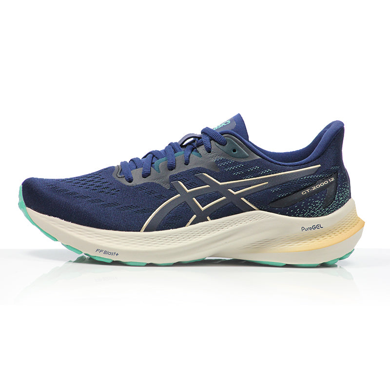 Asics GT-2000 v12 Women's Running Shoe - Blue Expanse/Champagne