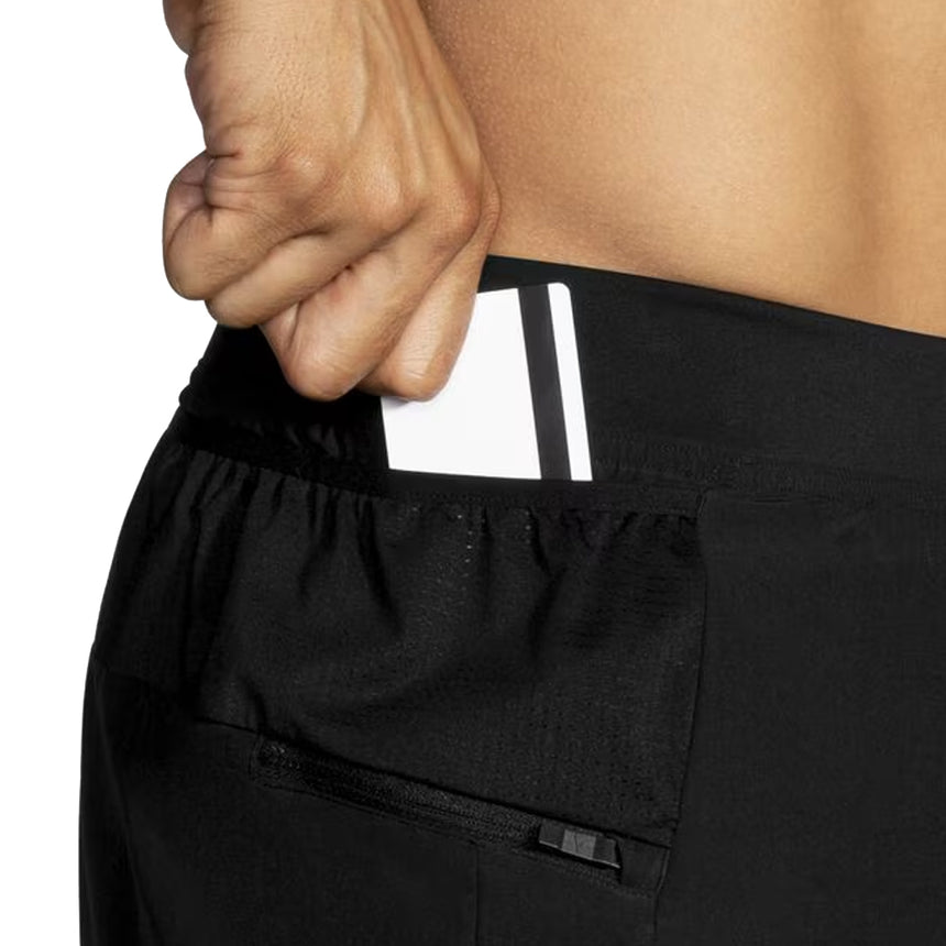 Brooks Sherpa 5inch 2in1 Men's Running Short - Black