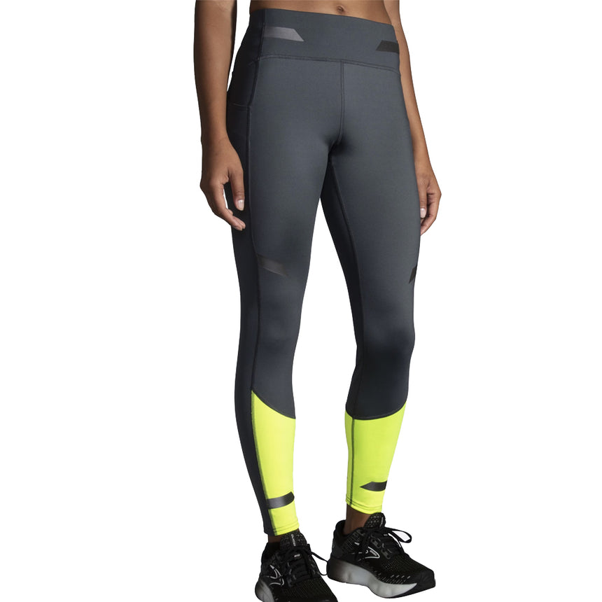 Brooks Run Visible Women's Running Tight - Asphalt/Nightlife