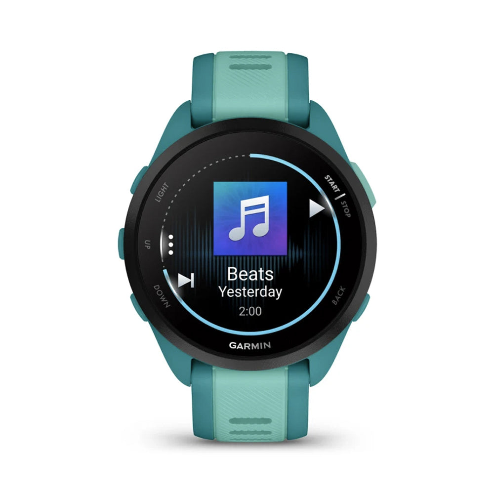 Garmin Forerunner 165 Music Running Watch - Turquoise/Aqua