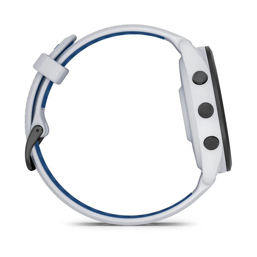 Garmin Forerunner 265 Running Watch - Whitestone/Tidal Blue 46mm
