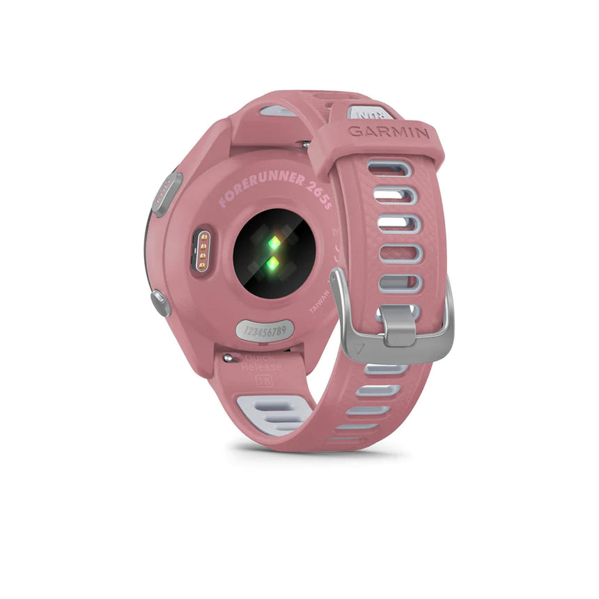 Garmin Forerunner 265S Running Watch - Black Bezel/Light Pink 42mm