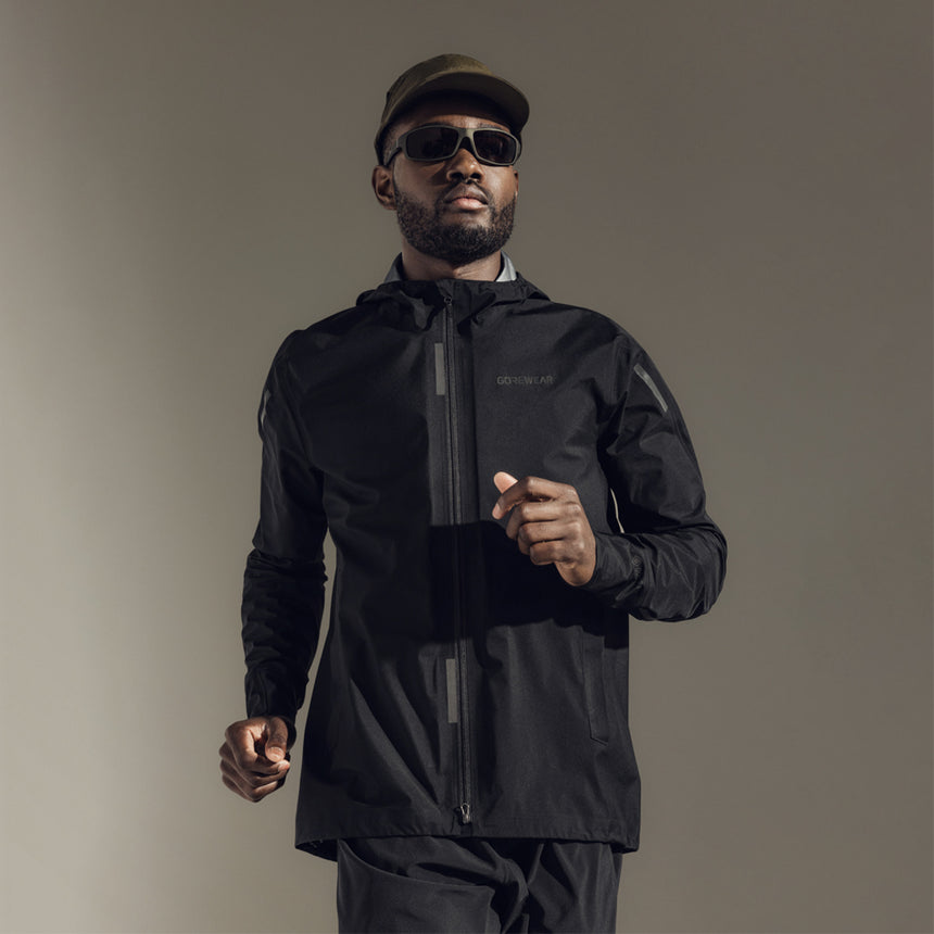 GoreWear Concurve Gore-Tex Men's Running Jacket - Black
