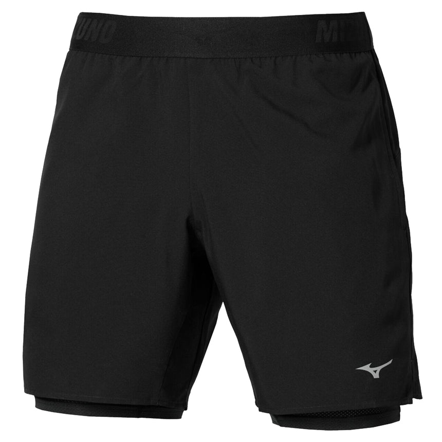 mizuno mens Core 7.5 inch 2in1 short J2GBD006 09 Front
