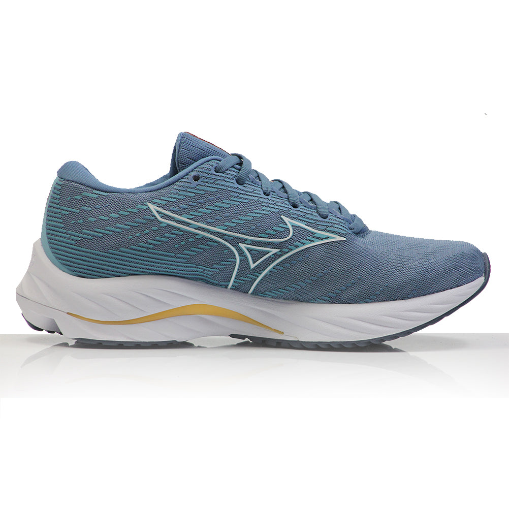 Mizuno Wave Rider 26 Women's Running Shoe - Mountain Spring/White/Flax