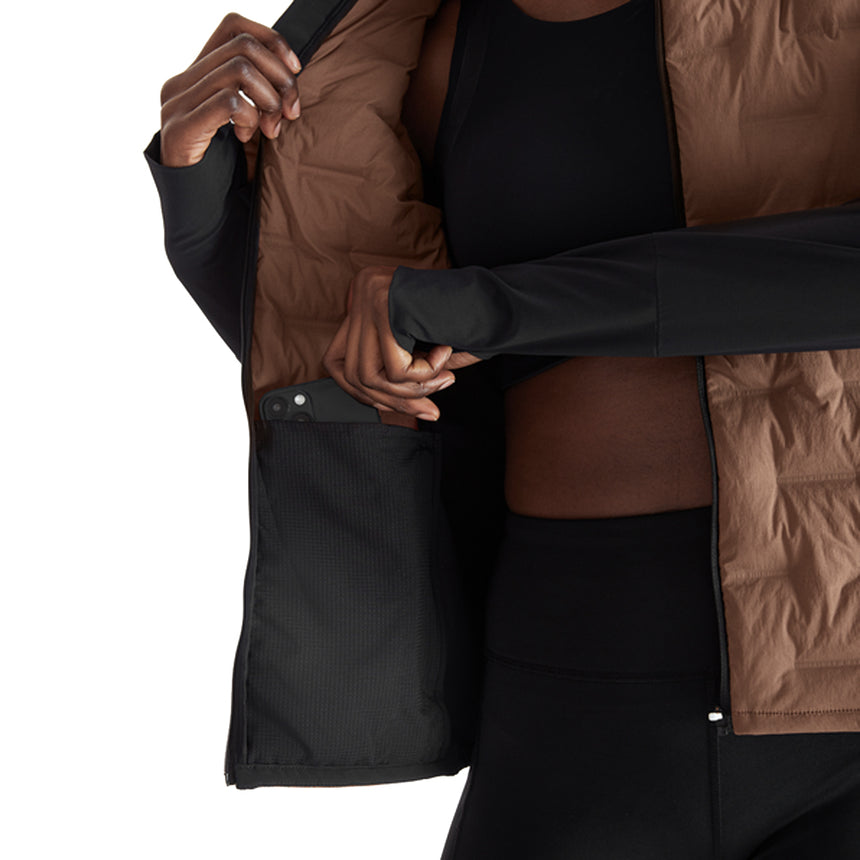On Running Climate Women's Running Jacket - Cocoa/Black