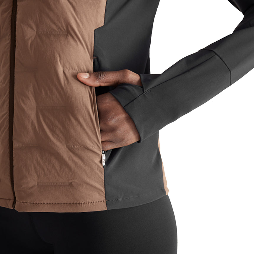 On Running Climate Women's Running Jacket - Cocoa/Black