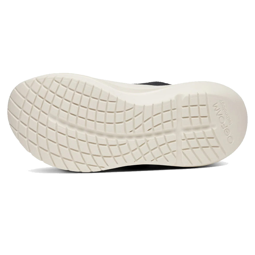 oofos Oomy Zen Chalk Black sole