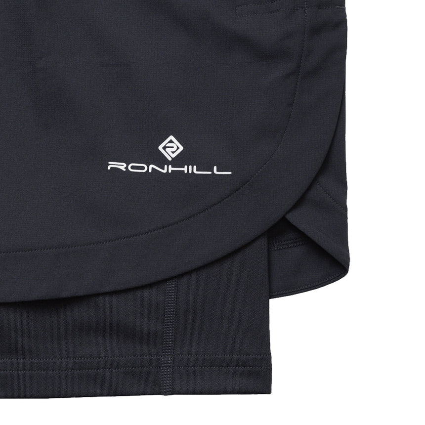 Ronhill Tech 7inch Men's Twin Running Short - All Black