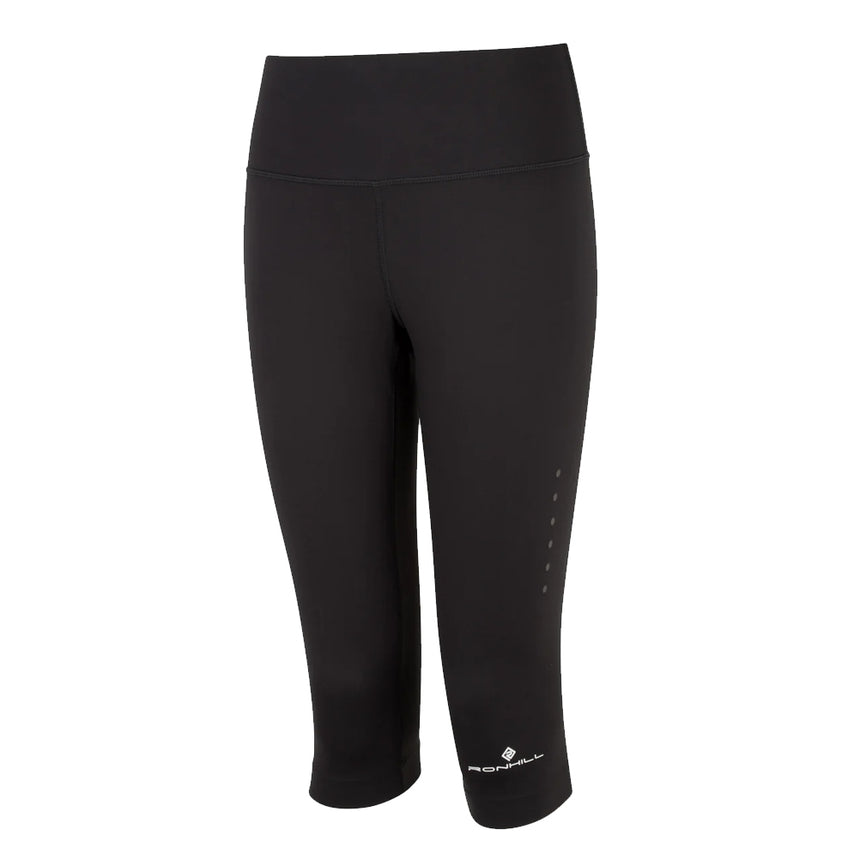 Ronhill Core Women's Running Capri - Black/Bright White