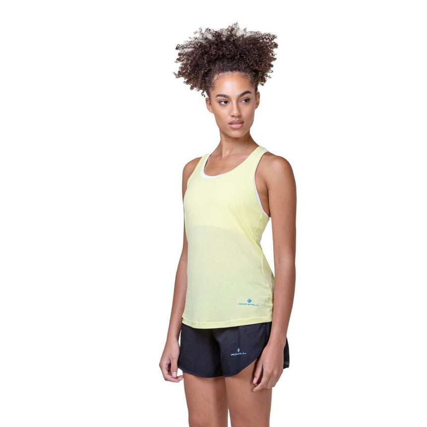 Ronhill Tech Tencel Women's Running Vest - Zest Marl/Elec Blue